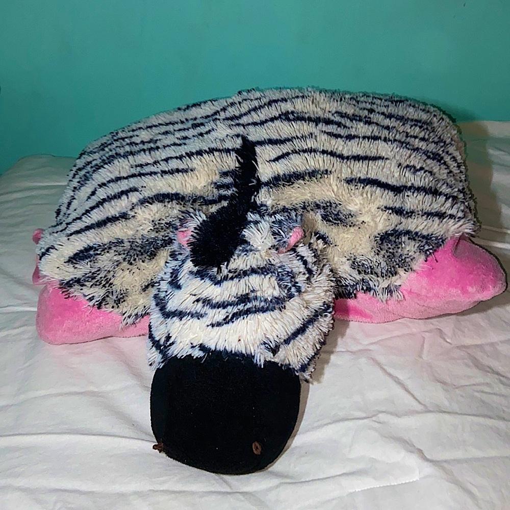 Medium Zebra Pillow-pet